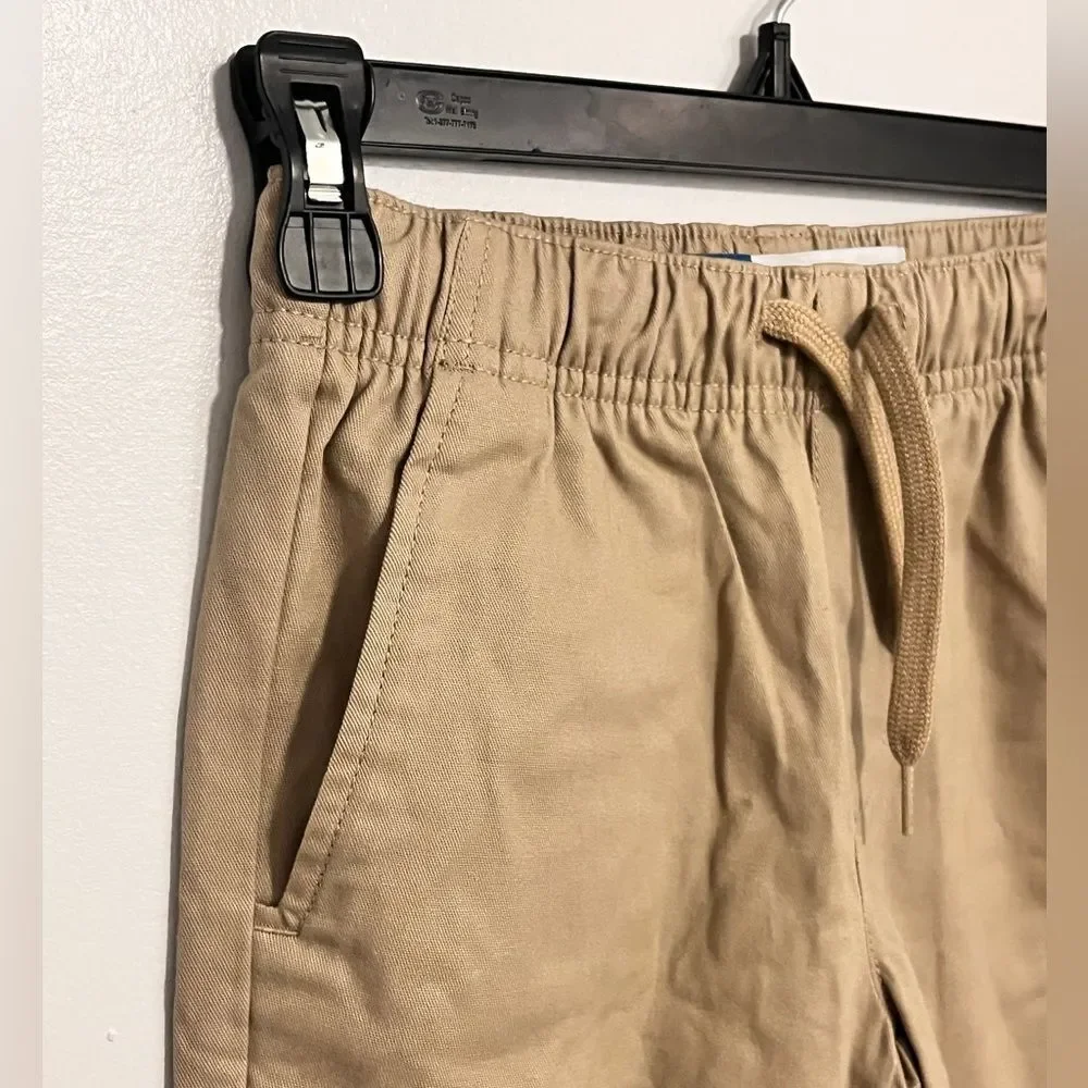 NWT Boys Khakis Pull on Straight Pants Sz M (8)